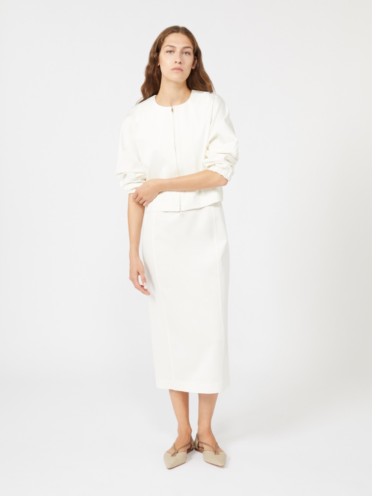 Viscose jersey dress - 白色 - Marina Rinaldi