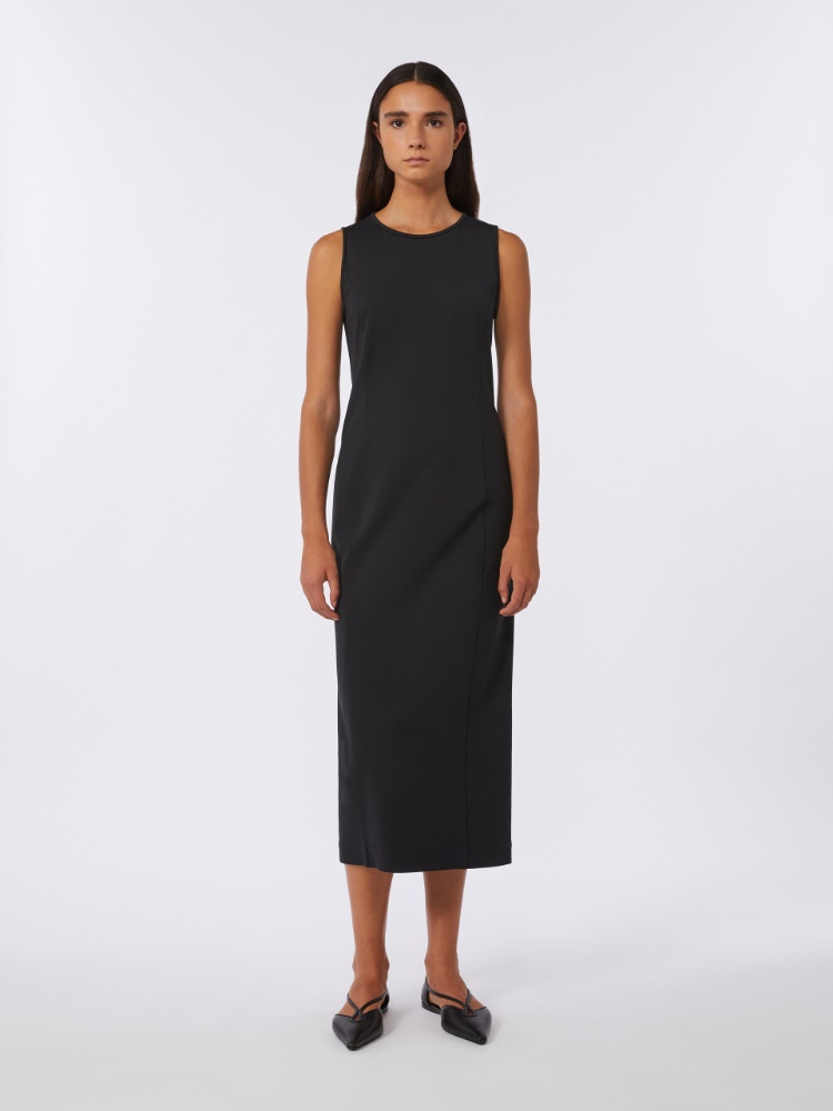 Viscose jersey dress - 黑色 - Marina Rinaldi - 2