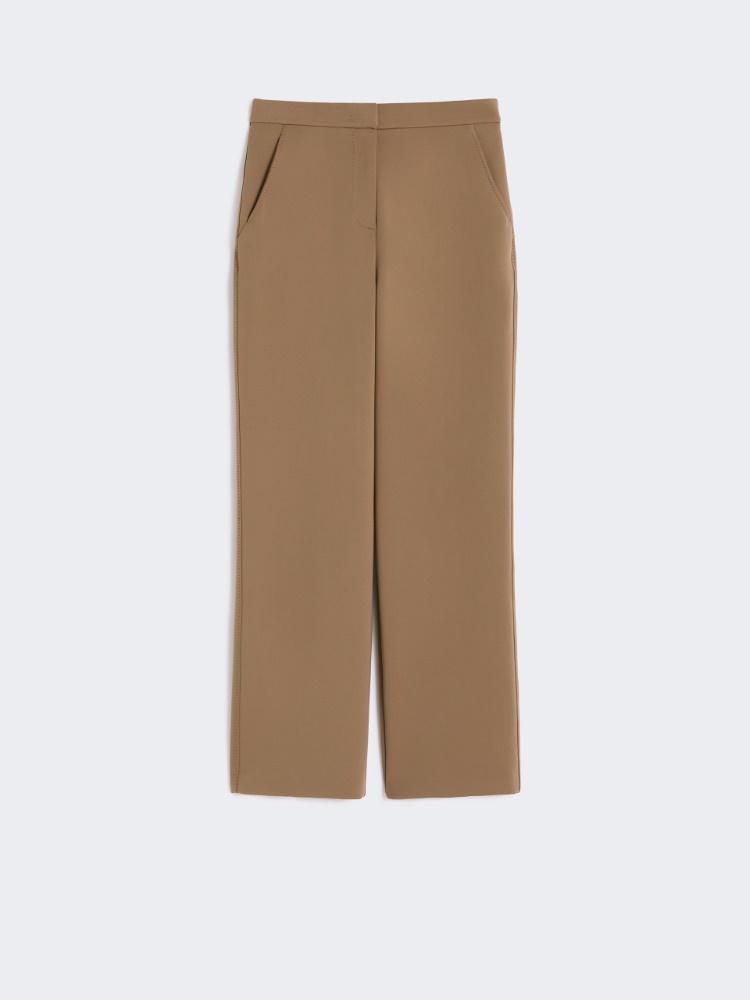 Neoprene trousers - 褐色 - Marina Rinaldi - 5