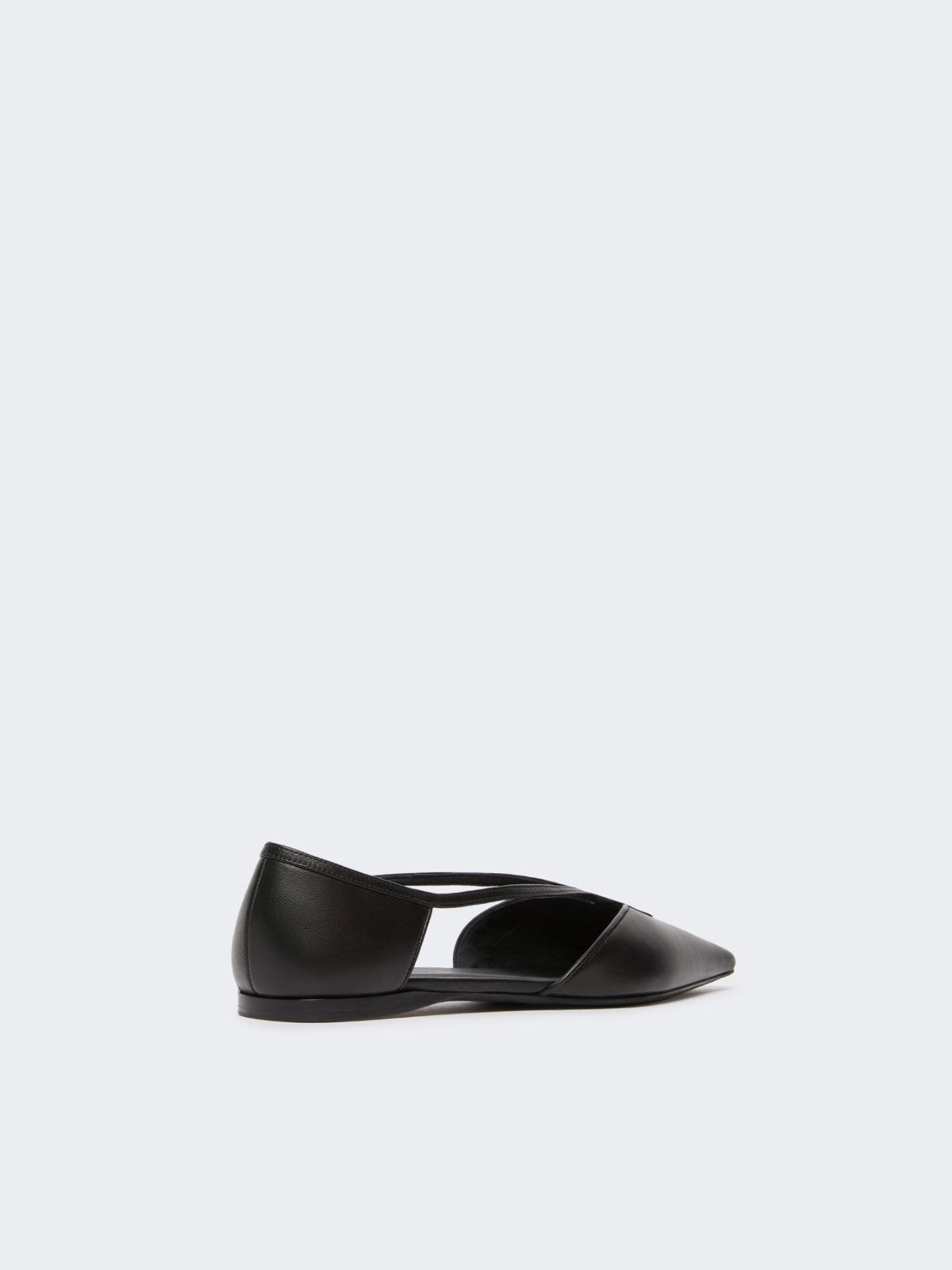 Nappa leather ballet flats - 黑色 - Marina Rinaldi - 3