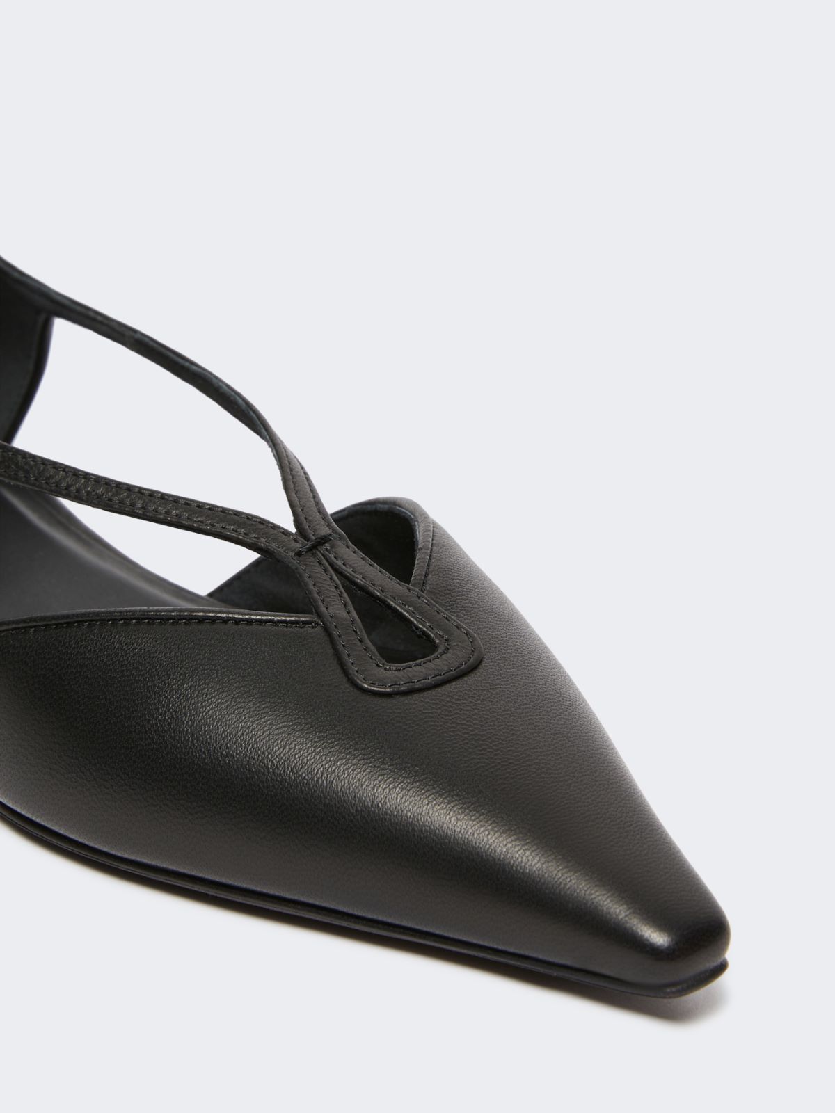 Nappa leather ballet flats - 黑色 - Marina Rinaldi - 4