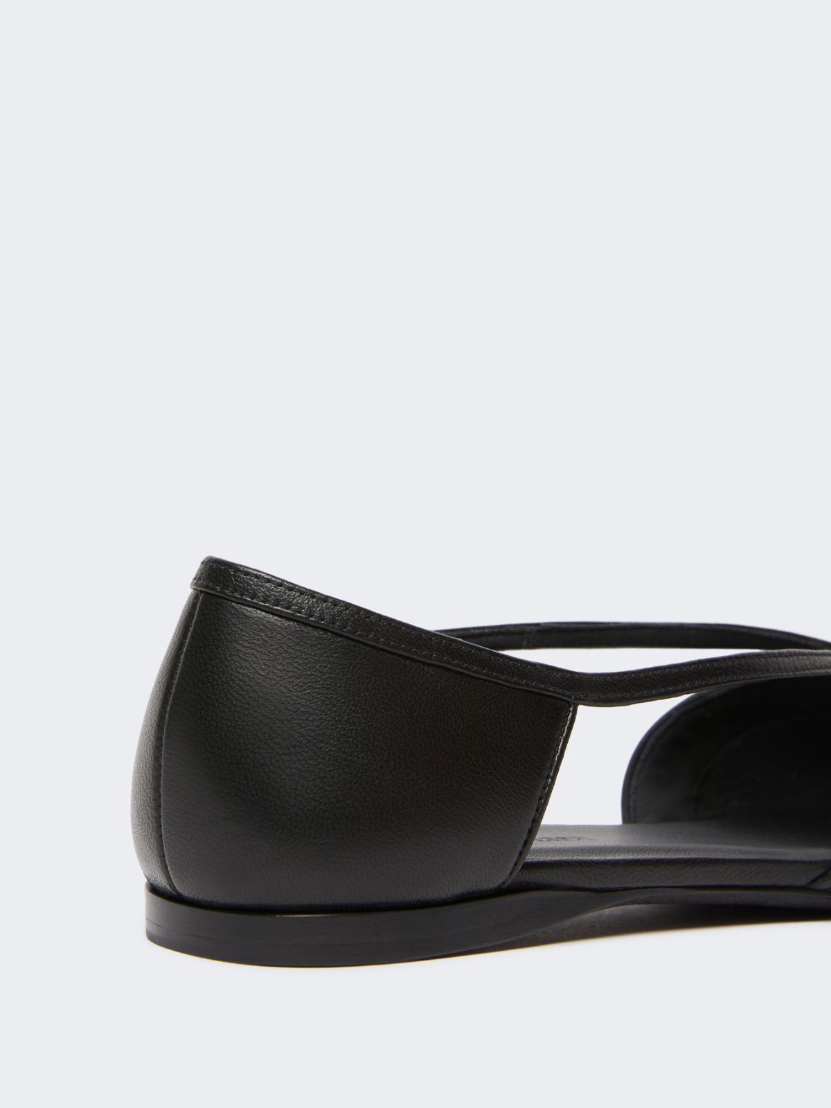 Nappa leather ballet flats - 黑色 - Marina Rinaldi - 5
