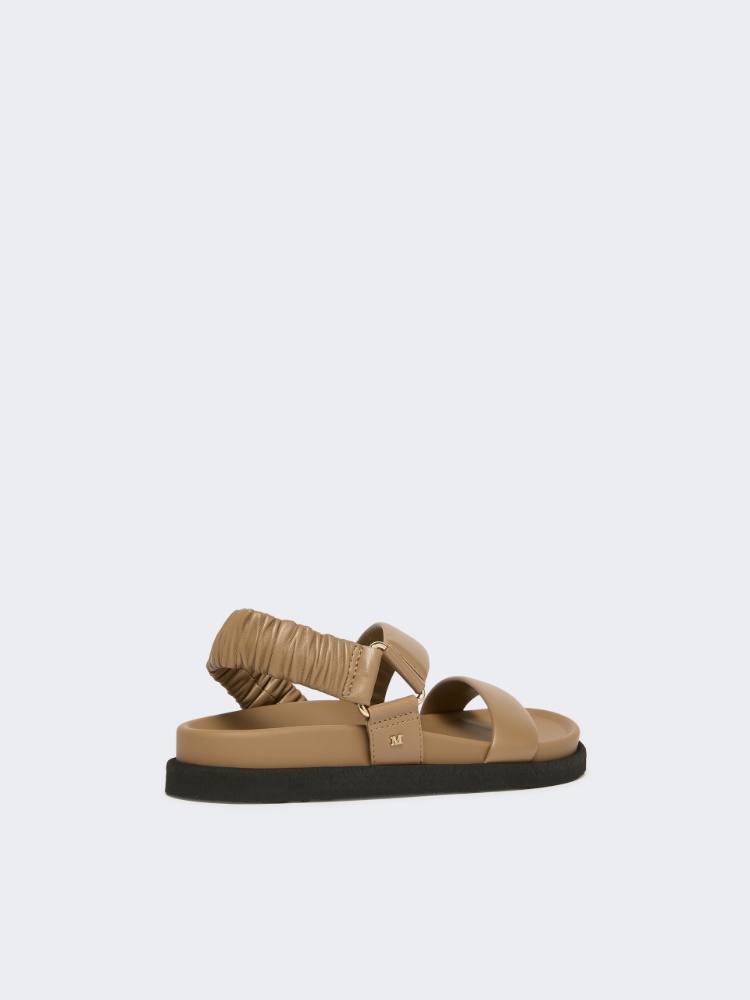 Leather sandals - 褐色 - Marina Rinaldi - 3