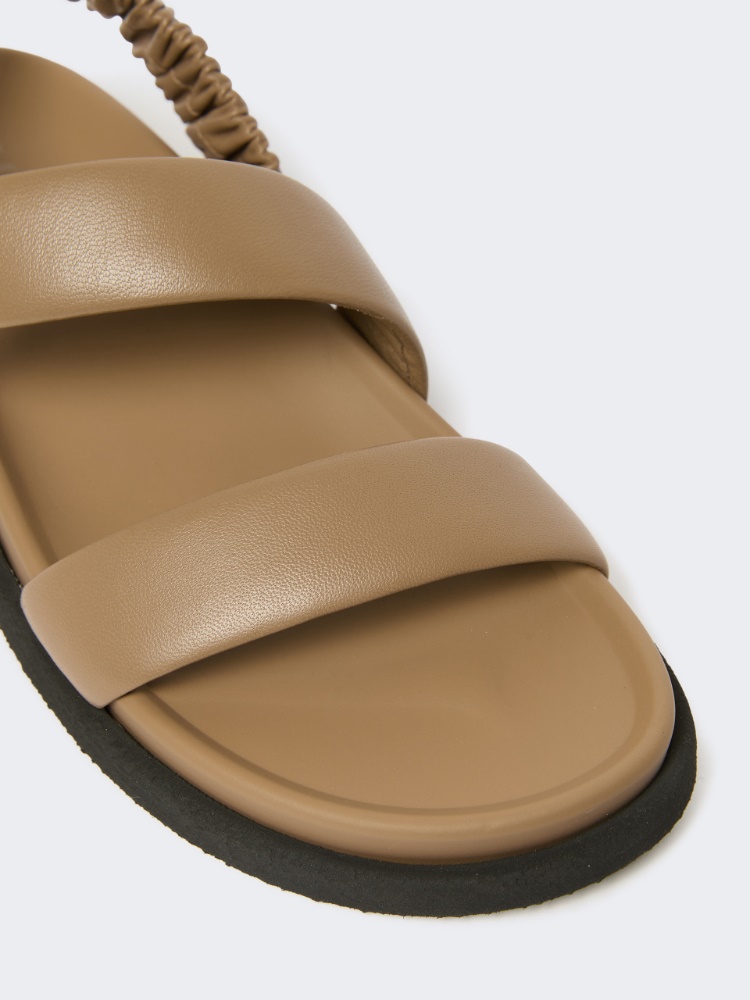 Leather sandals - 褐色 - Marina Rinaldi - 4