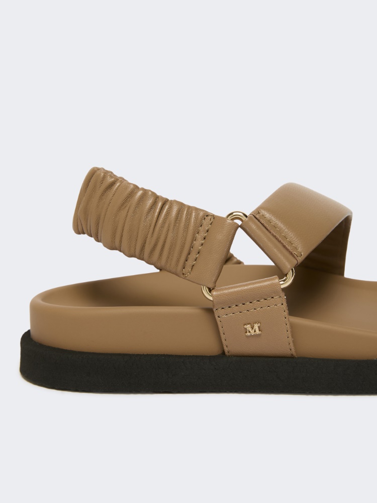 Leather sandals - 褐色 - Marina Rinaldi - 5