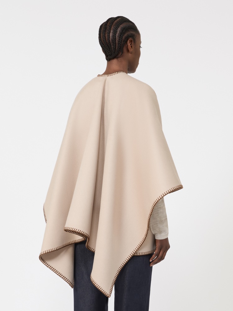绵羊毛披肩 - 米色 - Marina Rinaldi - 3