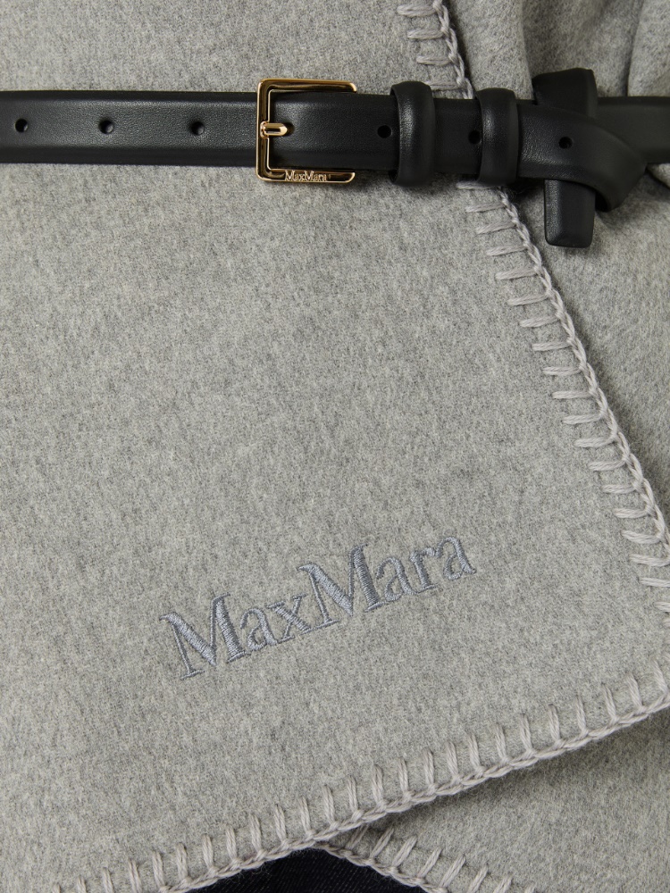 绵羊毛披肩 - 灰色 - Marina Rinaldi - 4