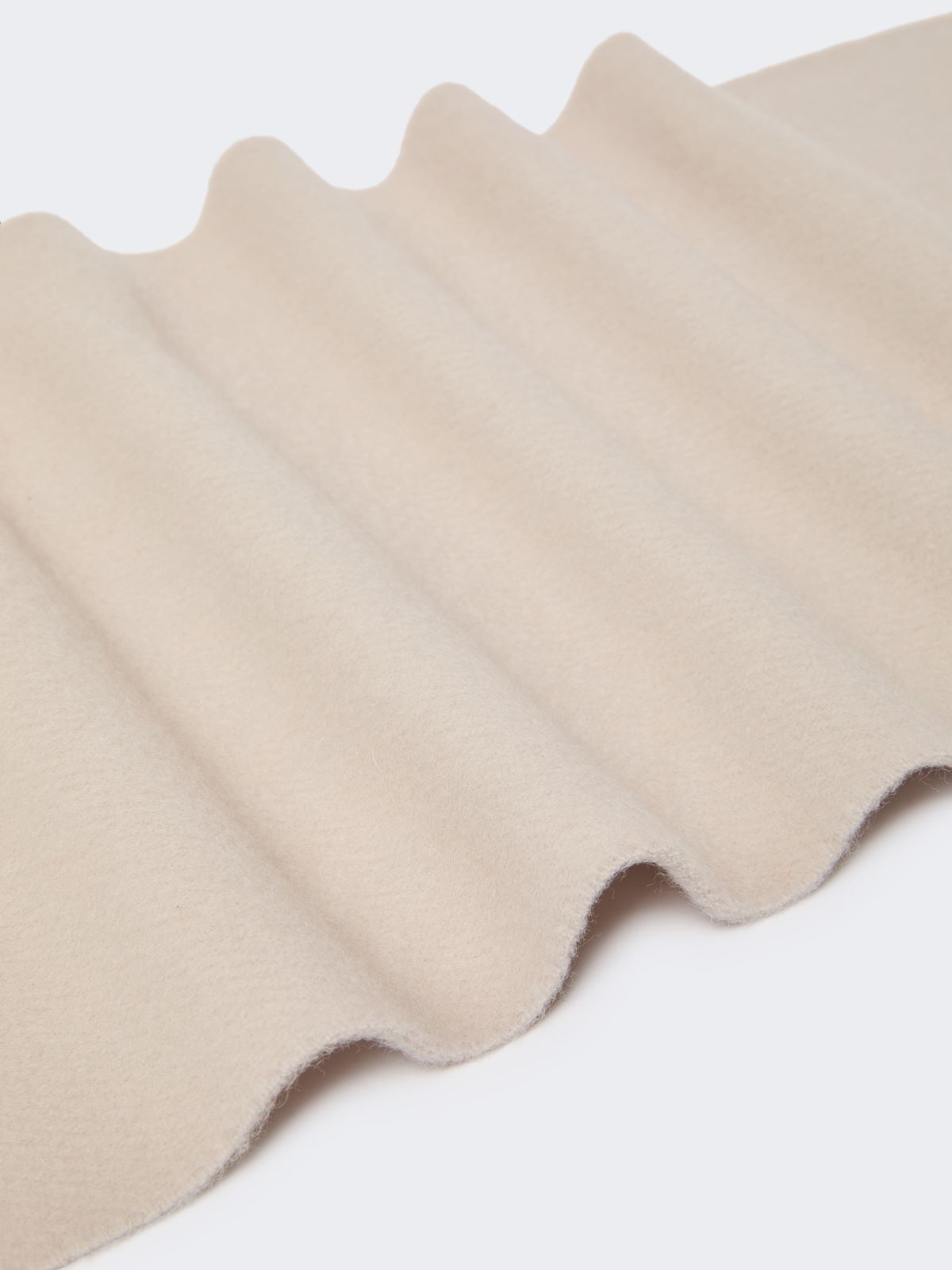 Wool scarf with embroidery - 米色 - Marina Rinaldi - 3