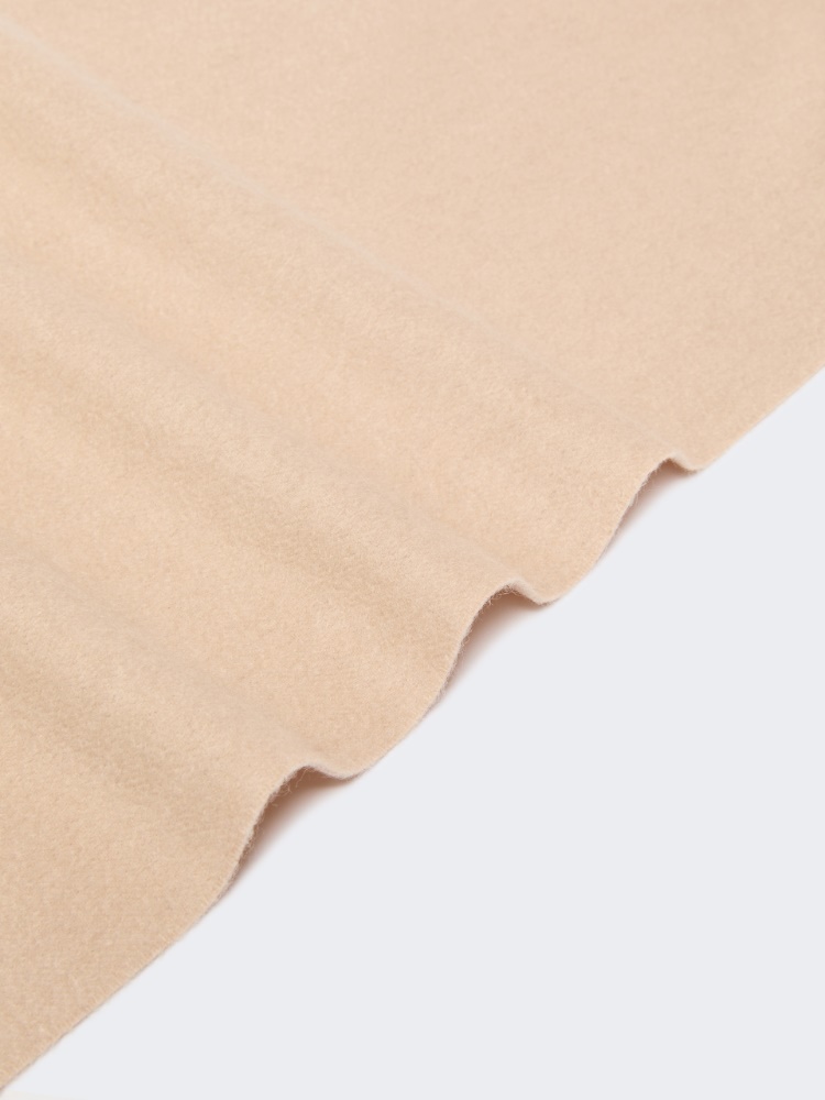 Fringed cashmere stole - 白色 - Marina Rinaldi - 3