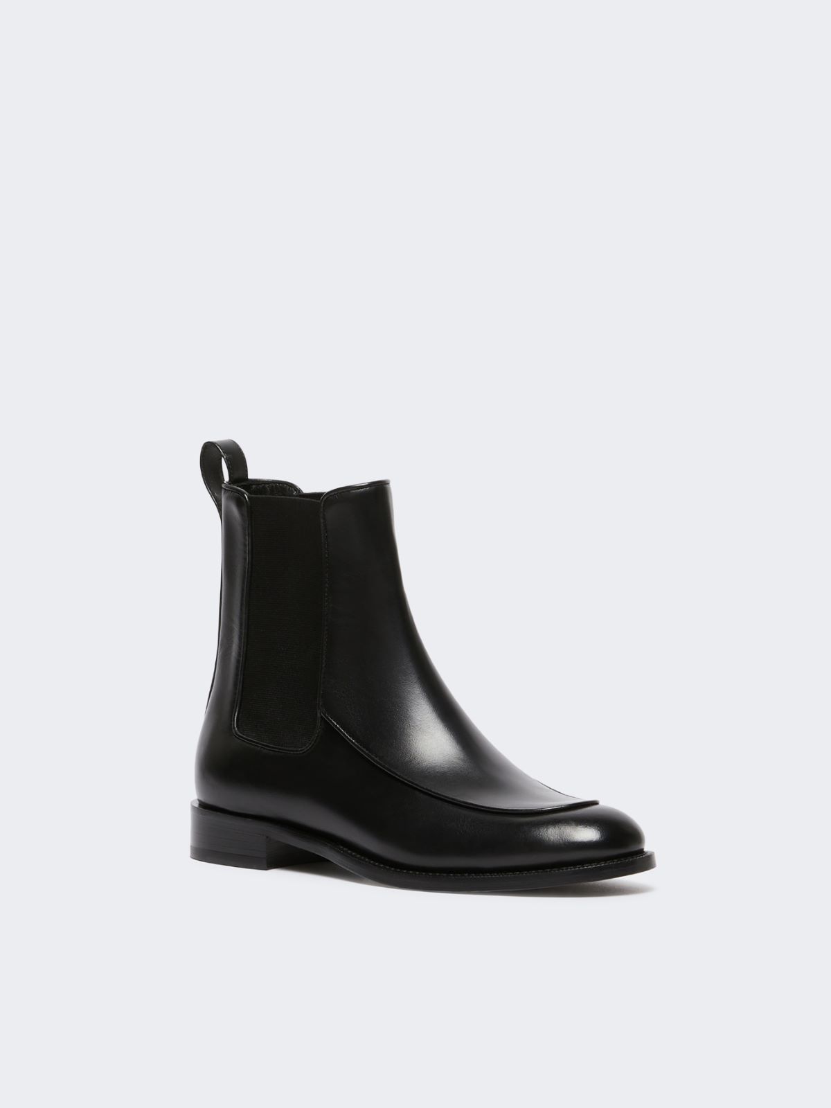 Leather Chelsea ankle boots - 黑色 - Marina Rinaldi - 2