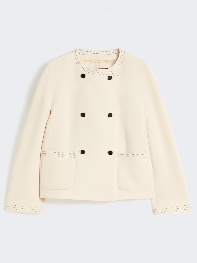 卡迪箱型夹克外套 - 米色 - Marina Rinaldi