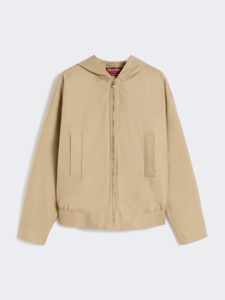 Water-repellent cotton sweatshirt - 米色 - Marina Rinaldi - 8