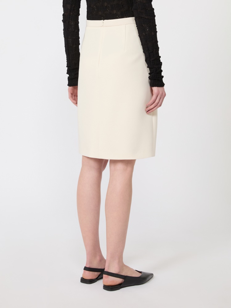 简约短款半身裙 - 米色 - Marina Rinaldi - 3