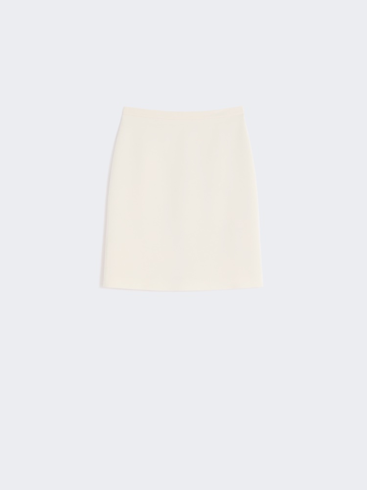 简约短款半身裙 - 米色 - Marina Rinaldi