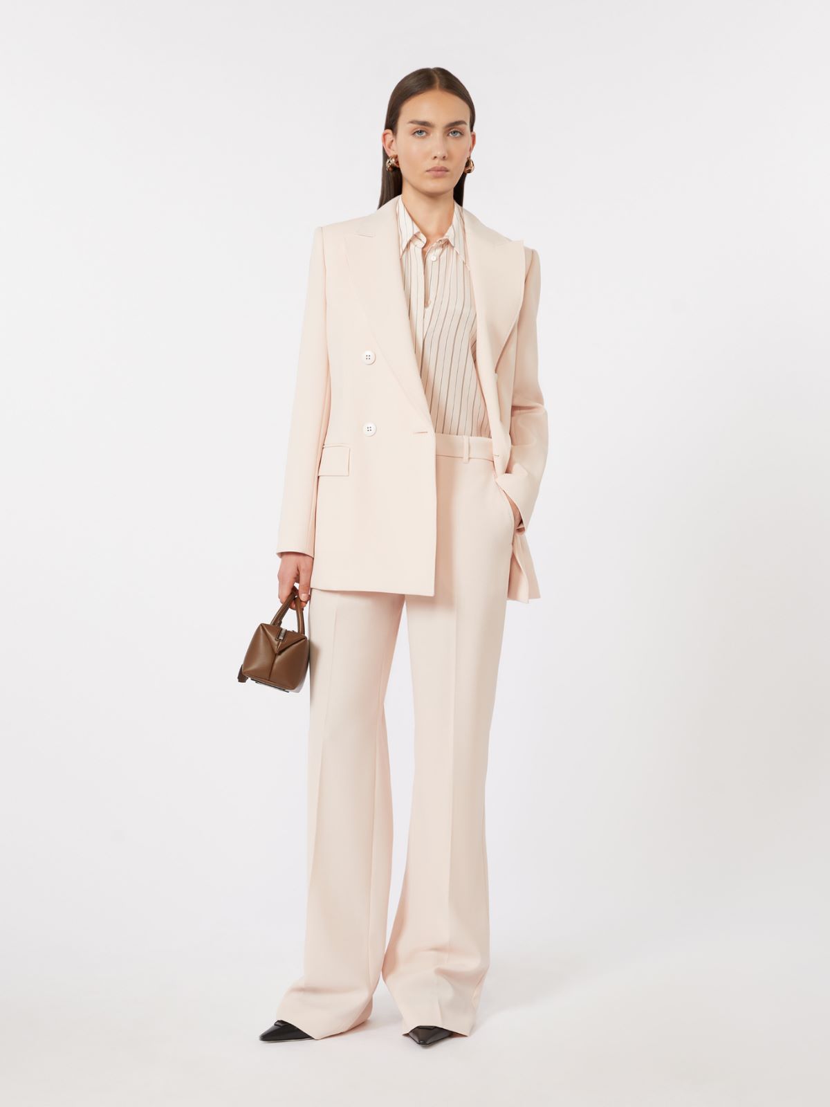 真丝直筒衬衫 - 粉红色 - Marina Rinaldi