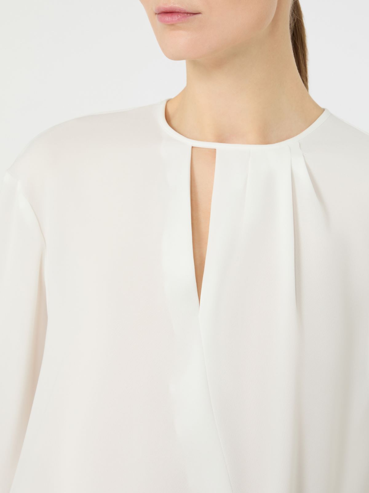 卡迪轻薄衬衫 - 米色 - Marina Rinaldi - 4