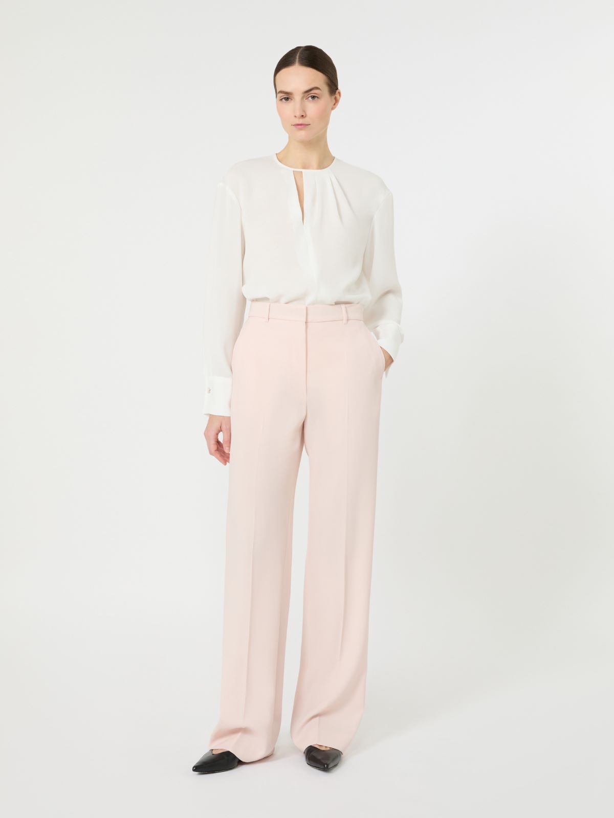 卡迪轻薄衬衫 - 米色 - Marina Rinaldi