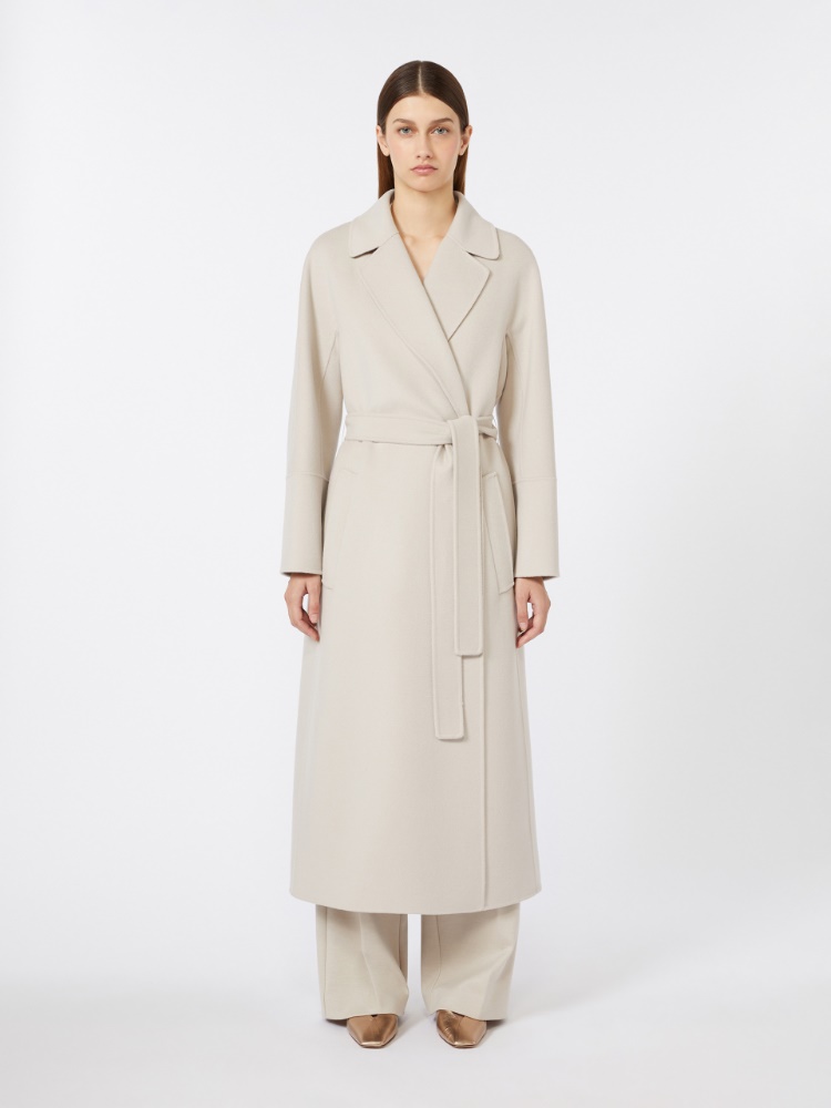 Wool robe coat - 米色 - Marina Rinaldi - 2