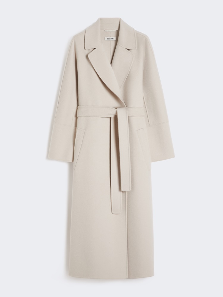 Wool robe coat - 米色 - Marina Rinaldi - 5