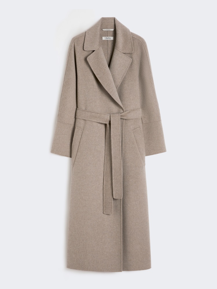 Wool robe coat - 米色 - Marina Rinaldi - 7