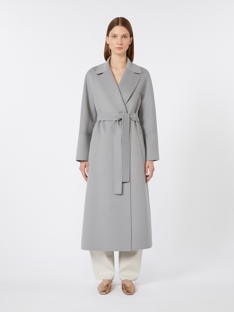Wool robe coat - 藍色 - Marina Rinaldi - 2