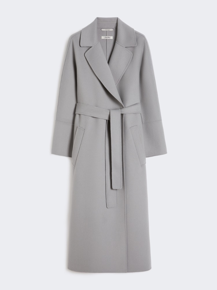 Wool robe coat - 藍色 - Marina Rinaldi