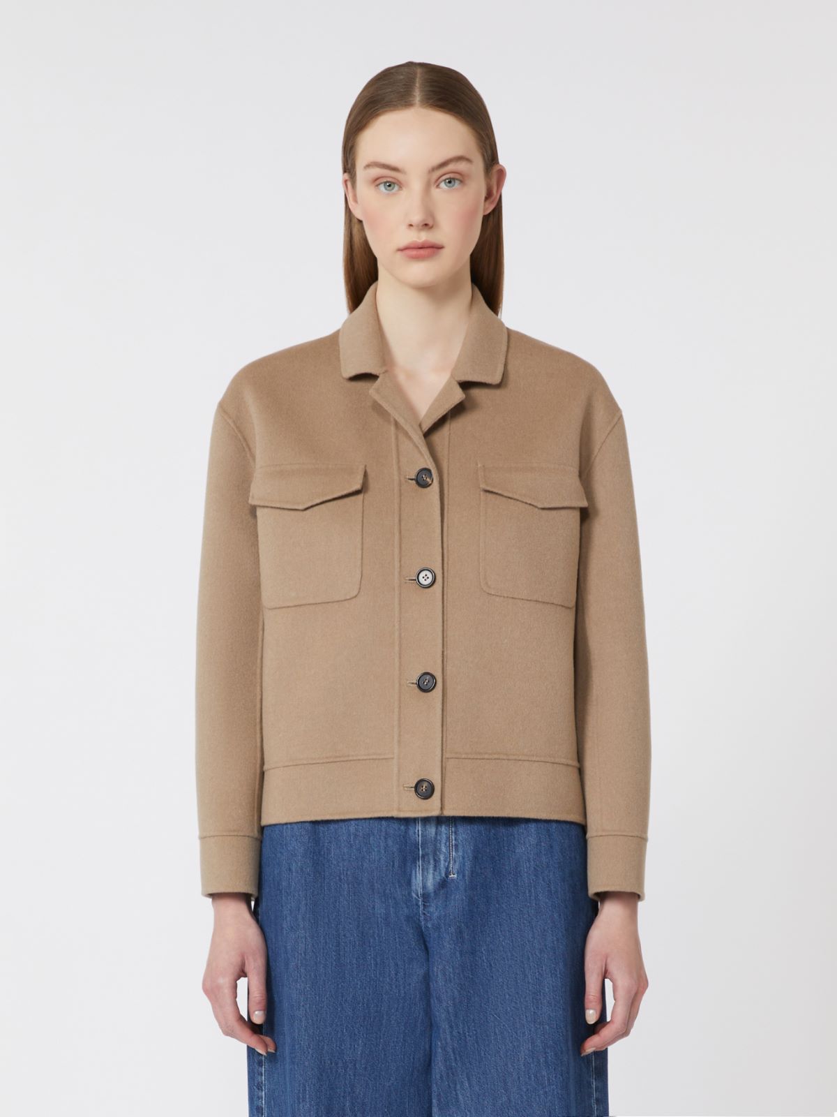 Short wool jacket - 米色 - Marina Rinaldi - 2