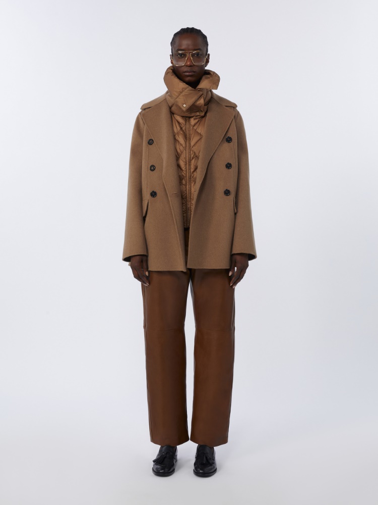 绗缝尼龙帆布马甲 - 米色 - Marina Rinaldi - 2