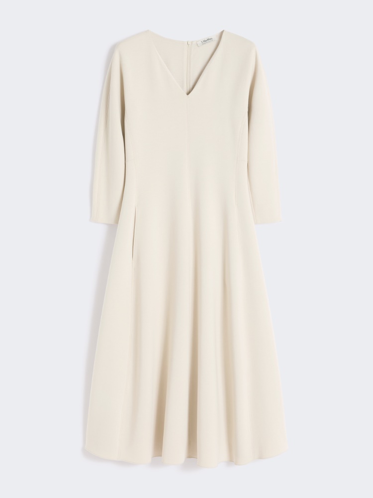 Stretch jersey dress - 本色 - Marina Rinaldi