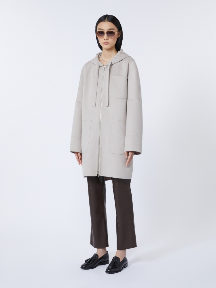 涂层修身微喇长裤 - 褐色 - Marina Rinaldi - 2