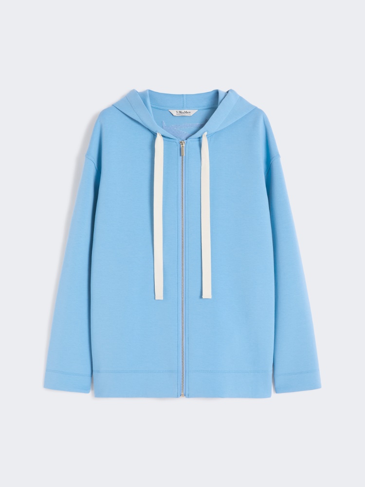 Scuba jersey logo sweatshirt - 绿蓝色 - Marina Rinaldi - 6